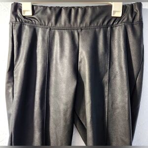 Old Navy Black Stevie High Rise Faux Leather Leggings - Size 10